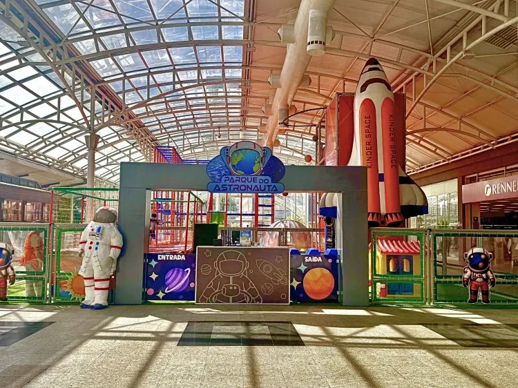 Parque do Astronauta chega ao Shopping Estação com diversão intergaláctica