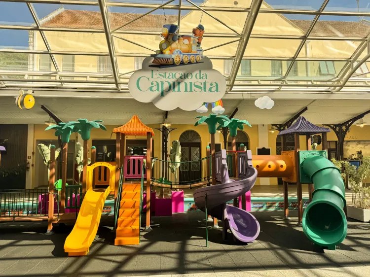 Estação da Capinista: diversão gratuita para crianças no Shopping Estação