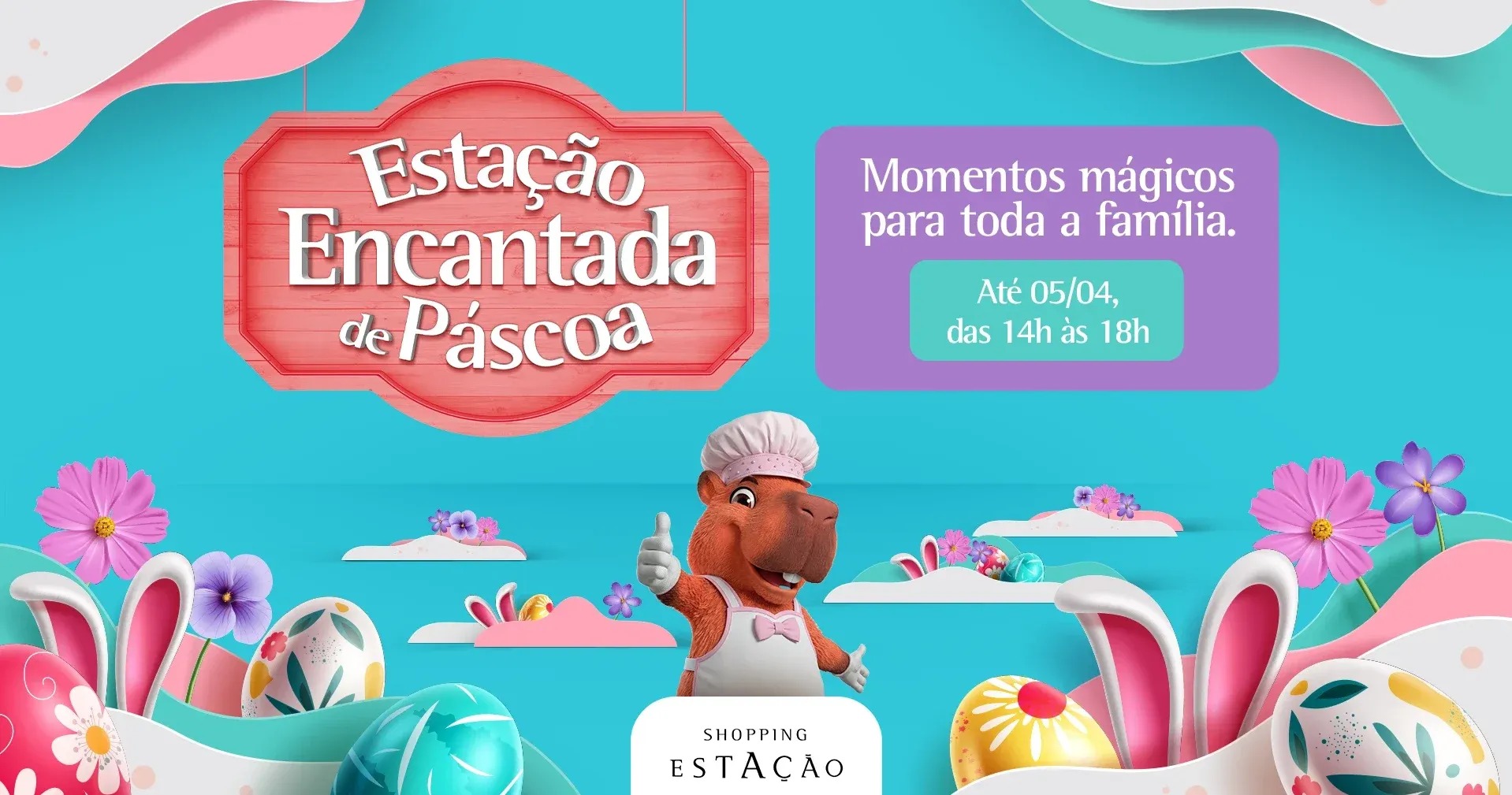 Shopping Estação promove oficinas criativas de Páscoa